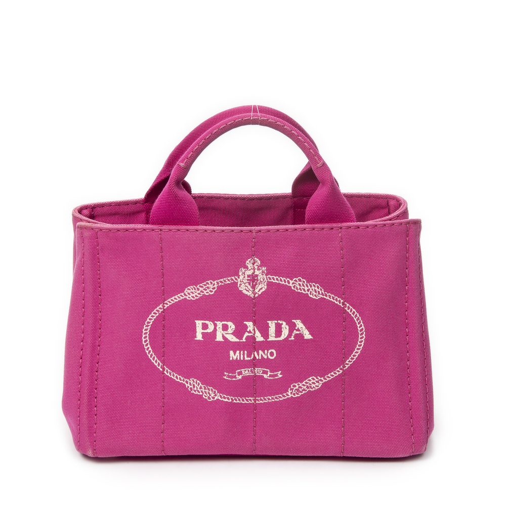 Prada Small Canapa Tote